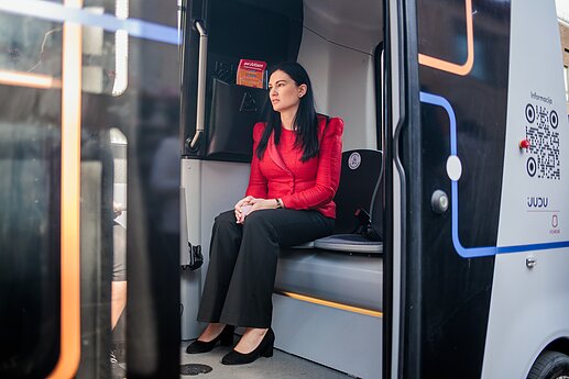 Į Vilniaus gatves išrieda autonominis autobusas