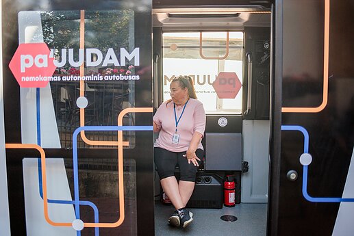 Į Vilniaus gatves išrieda autonominis autobusas