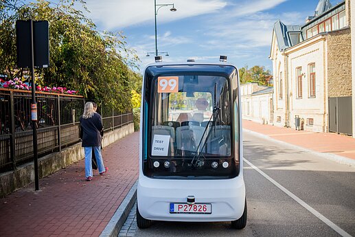 Į Vilniaus gatves išrieda autonominis autobusas