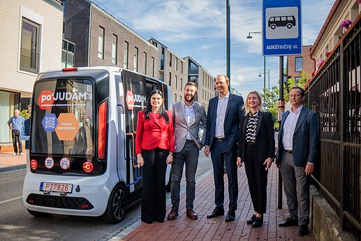 Į Vilniaus gatves išrieda autonominis autobusas