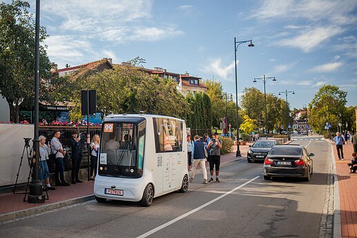 Į Vilniaus gatves išrieda autonominis autobusas
