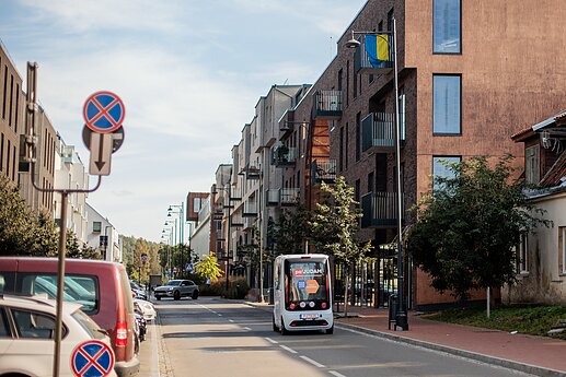 Į Vilniaus gatves išrieda autonominis autobusas