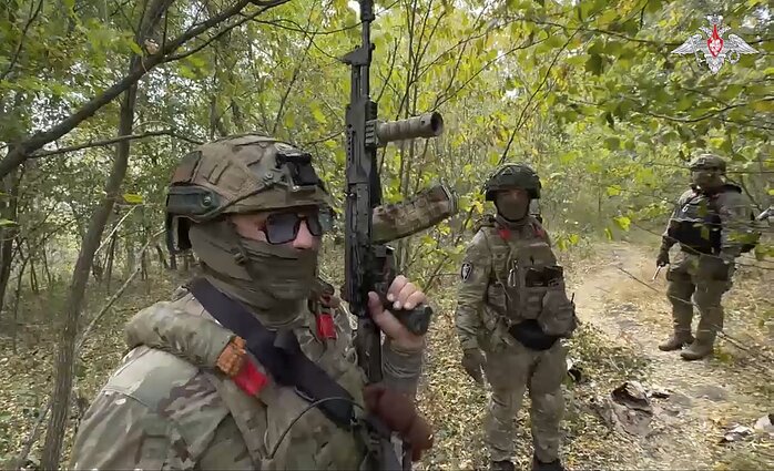 Rusų kariai Kursko srityje