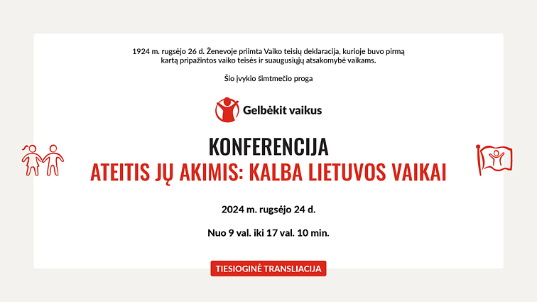 Konferencija „Ateitis jų akimis: kalba Lietuvos vaikai“ I d.