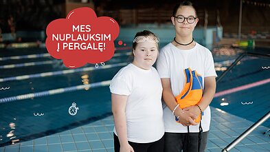 Startuoja iniciatyva „Aš nuplauksiu į pergalę!“ – padės sutrikusio intelekto vaikams sportuoti Startuoja iniciatyva „Aš nuplauksiu į pergalę!“ – padės sutrikusio intelekto vaikams sportuoti