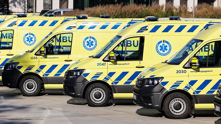 Naujos spalvos ir modernesnė įranga: pristatyti nauji GMP automobiliai