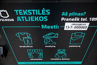 Tekstilės konteineris Tekstilės konteineris