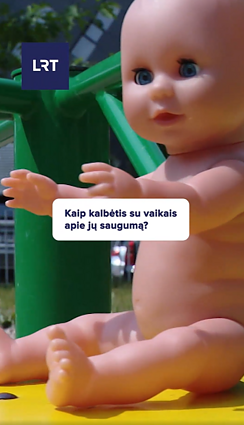 Ar kalbatės su vaikais apie jų saugumą?