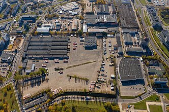 Autobusų parkas adresu Verkių g. 52