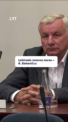 Laikinasis Jonavos meras – Rimantas Sinkevičius
