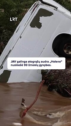 Išaugo uragano „Helene“ aukų skaičius