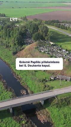 Liūčių žala Papilės piliakalniams