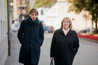 Vilija Blinkevičiūtė susitiko su Gitanu Nausėda