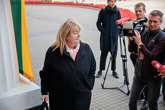 Vilija Blinkevičiūtė susitiko su Gitanu Nausėda