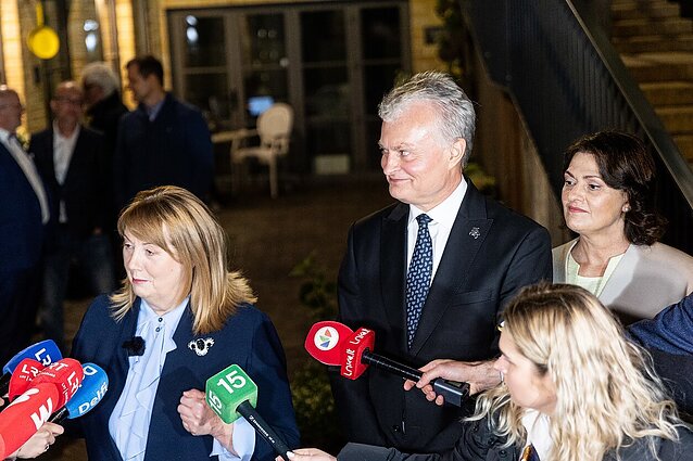 Nausėda pradeda susitikti su partijų lyderiais: pirmasis aptarimas – su Blinkevičiūte