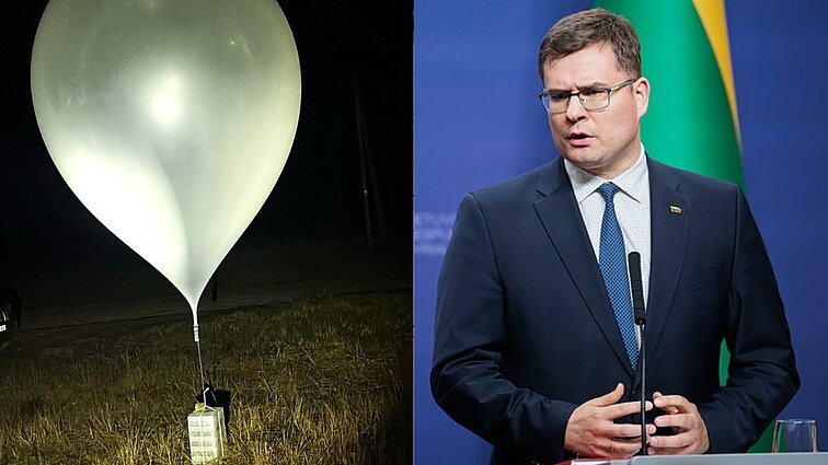 Kasčiūnas apie kontrabandinius balionus: įgalinsime pareigūnus tokius objektus naikinti