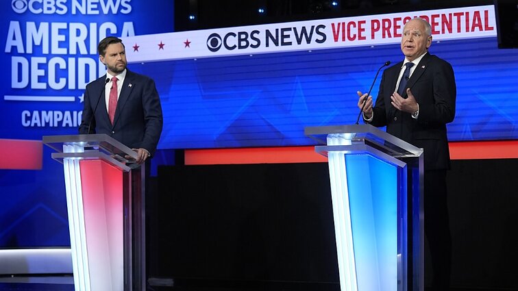 JAV viceprezidentų debatai: užsienio politiką užgožė ginčai dėl abortų, ginklų, migrantų