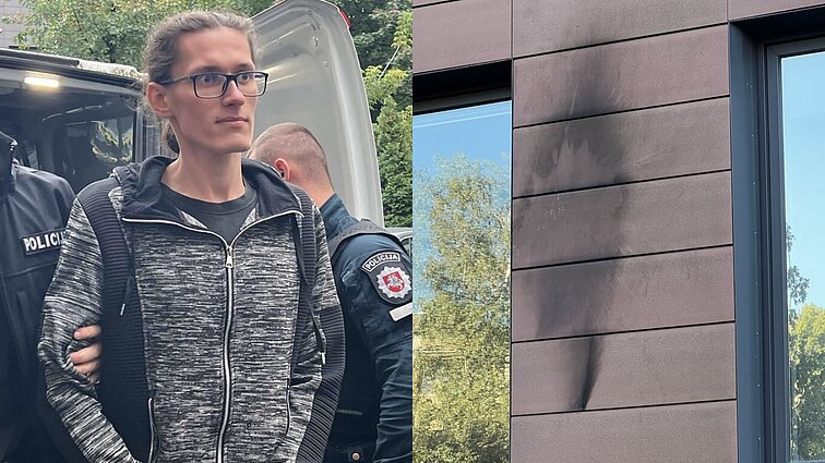 Prokurorė apie komisariatų padegėją: reikia įvertinti jo būklę, gebėjimą valdyti veiksmus