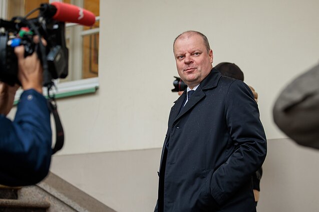 Saulius Skvernelis susitiko su Gitanu Nausėda