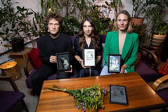 G. Grušas, G. Grušaitė ir Ū. Ambrasaitė