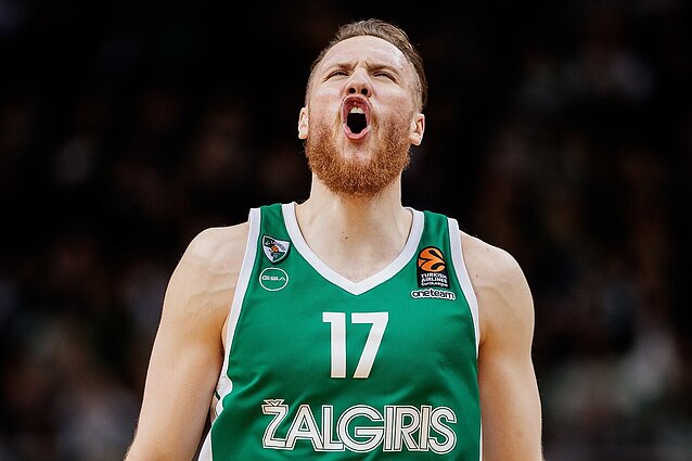 Kėlinį sudėtingu dvitaškiu uždaro Brazdeikis, Kauno „Žalgiris“ pirmauja rezultatu 43:31
