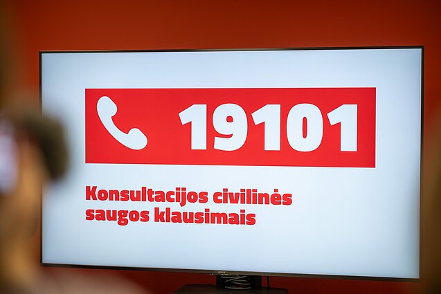 Vilniečiai saugumo klausimais galės konsultuotis telefonu – atidaroma speciali linija 