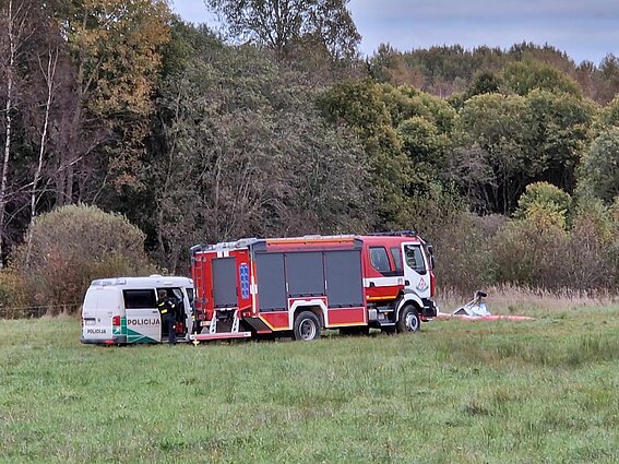 Klaipėdos rajone nukrito skraidyklė