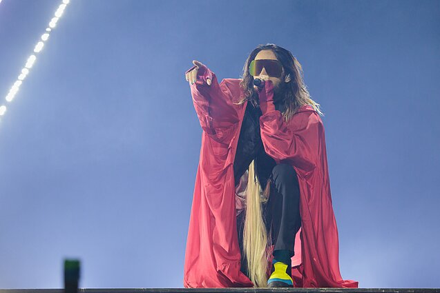 Jaredo Leto grupės „30 Seconds To Mars” koncertas Kauno „Žalgirio“ arenoje