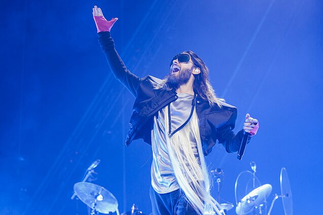 Jaredo Leto grupės „30 Seconds To Mars” koncertas Kauno „Žalgirio“ arenoje