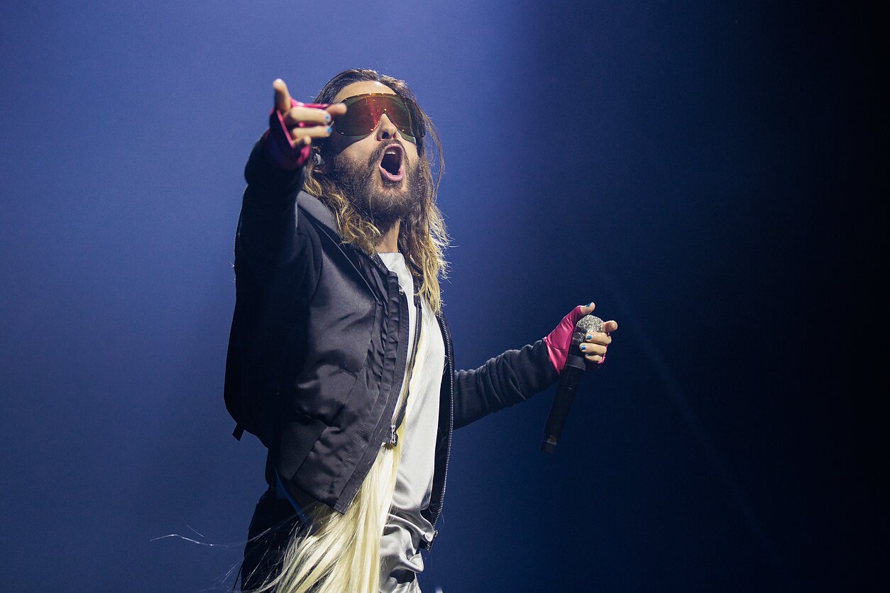 Jaredo Leto grupės „30 Seconds To Mars” koncertas Kauno „Žalgirio“ arenoje