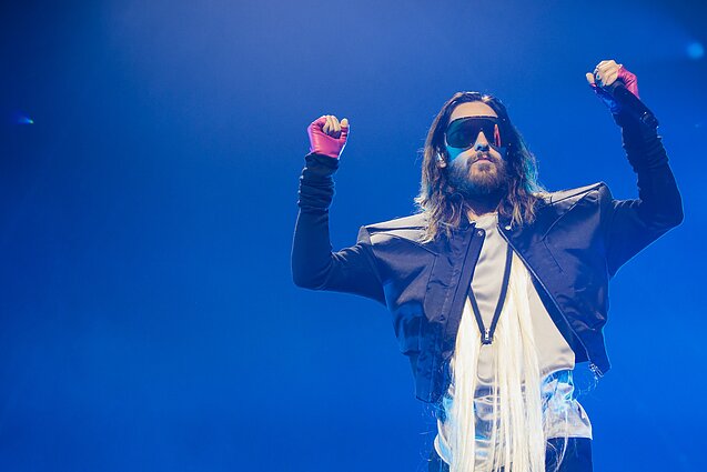 Jaredo Leto grupės „30 Seconds To Mars” koncertas Kauno „Žalgirio“ arenoje