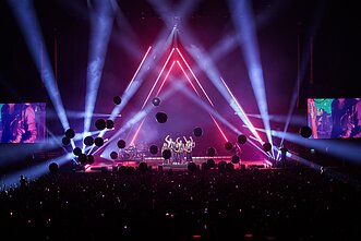 Jaredo Leto grupės „30 Seconds To Mars” koncertas Kauno „Žalgirio“ arenoje