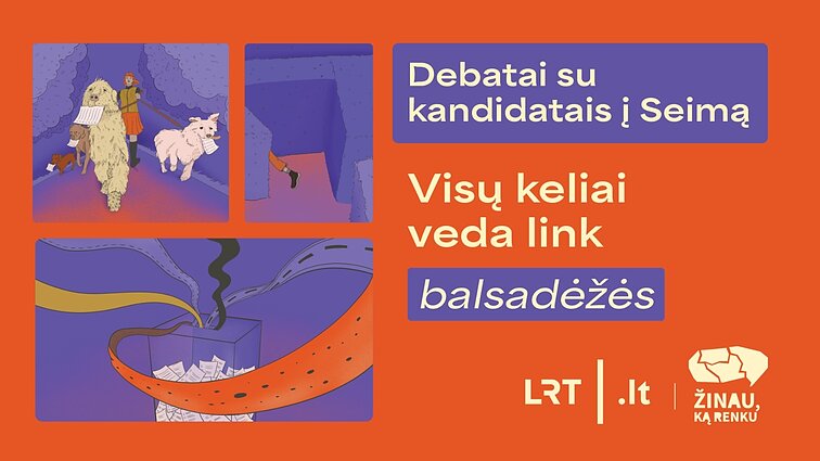 „Žinau, ką renku“ Seimo rinkimų debatai Baltijos apygarda