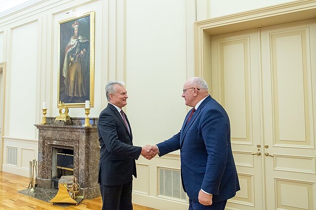 Su Nausėda rinkimus aptaręs Pinskus: tikiu, kad Regionų partija peržengs 5 proc. kartelę