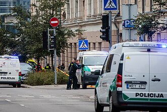 Vilniaus centre aidėjo šūviai, sužeisti du pareigūnai Vilniaus centre aidėjo šūviai, sužeisti du pareigūnai