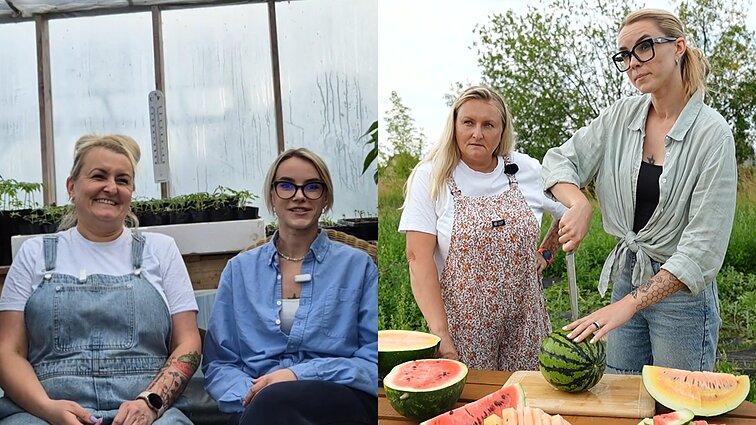 Ne tik plepėti, bet ir kalnus daržovių auginti: draugės Donata ir Simona ūkininkauja kartu