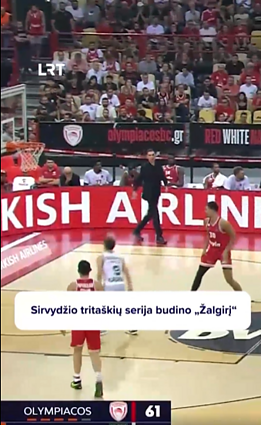 Sirvydžio tritaškiai prikėlė „Žalgirį“ Pirėjuje