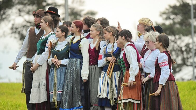 Rokiškyje vyksta festivalis „Dudutis“: subūrė per 200 muzikantų