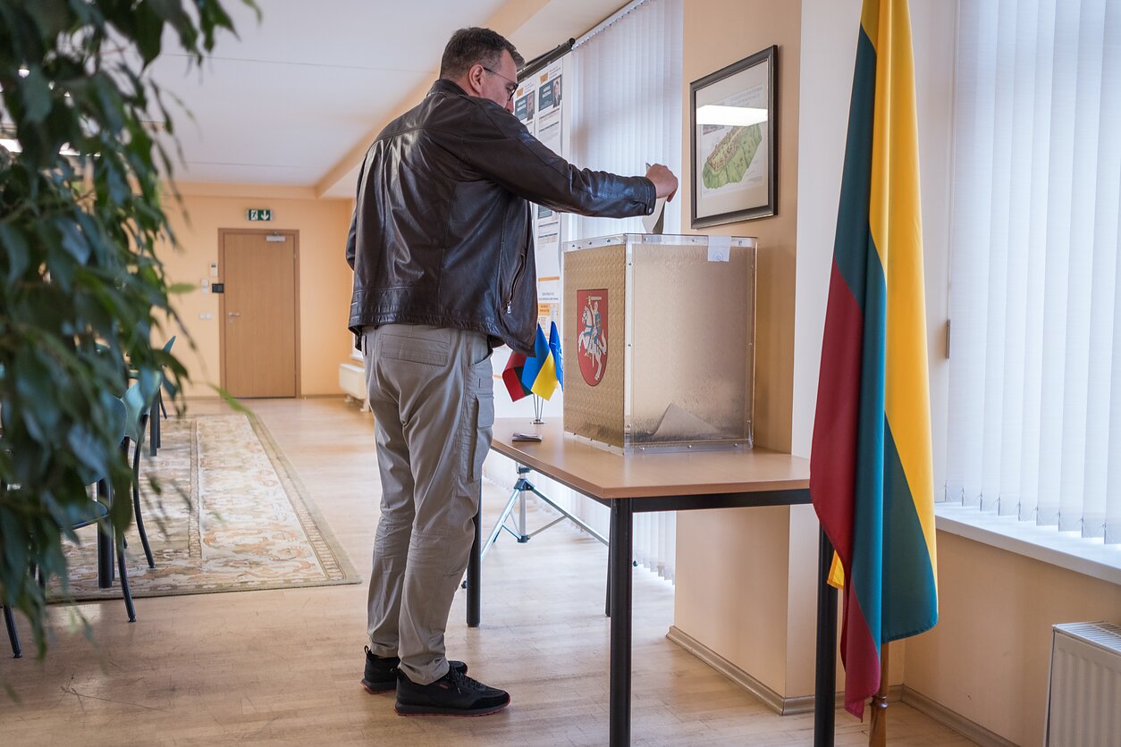 Lietuvos ambasadoje Kyjive vyksta Seimo rinkimai