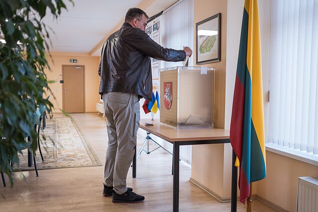 Lietuvos ambasadoje Kyjive vyksta Seimo rinkimai