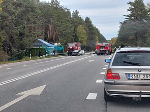 Avarija kylyje Vilnius-Varėna