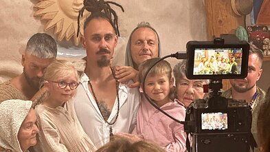 Medono klipo filmavimo akimirka