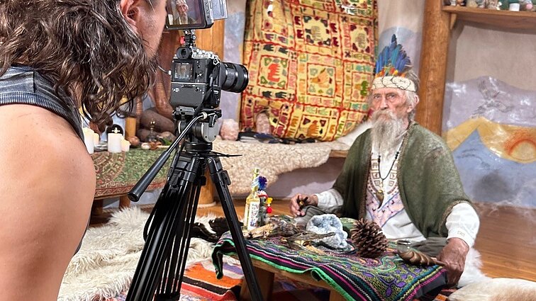 Medono klipo filmavimo akimirka