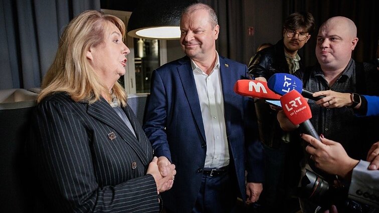 Blinkevičiūtė ir Skvernelis sutarė formuoti koaliciją: „Sukirtom rankom“