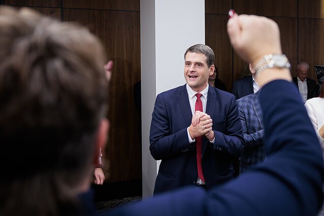 Pirmasis Seimo rinkimų turas. „Nemuno aušros“ rinkimų štabas. Remigijus Žemaitaitis