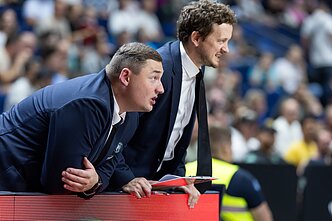 „Wolves“ klubo asistentai Nedas Pacevičius ir Marius Leonavičius