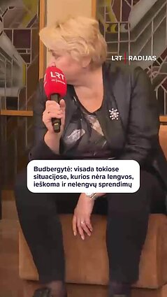 Budbergytė: gal žmonės norės ateiti pas socialdemokratus