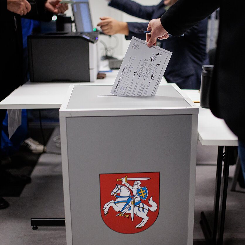 V. Raupelio  / LRT nuotr., Išankstinis balsavimas 2024 metų Seimo rinkimuose