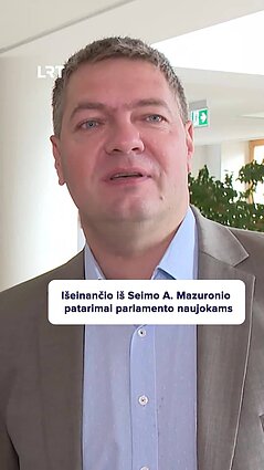 Mazuronio patarimas: nereikia susireikšminti