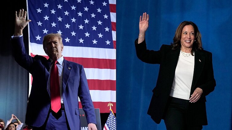 19-oje valstijų vyksta išankstinis balsavimas: Harris ir Trumpas kaunasi dėl Pensilvanijos